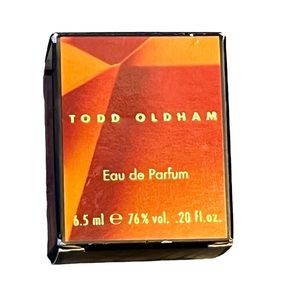 VINTAGE TODD OLDHAM EAU DEPARFUM .20 FL OZ FRAGRANCE BOTTLE CROWN NEW